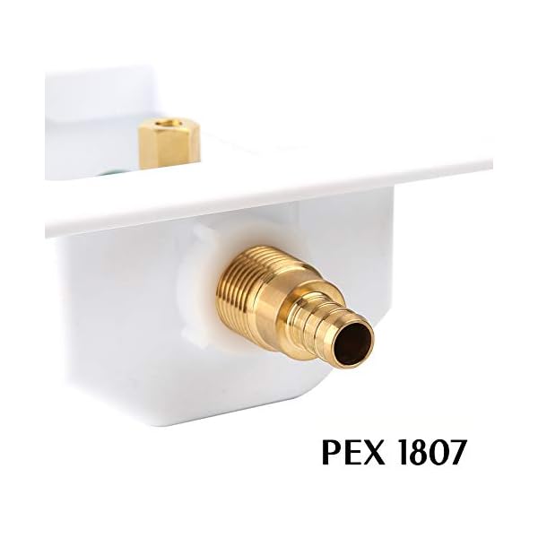 Solimeta Ice Maker Outlet Box Without Water Hammer Arrestor, PEX