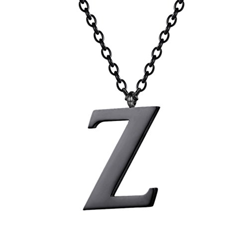 PROSTEEL Initial Pendant Jewelry 20 Inch Letter