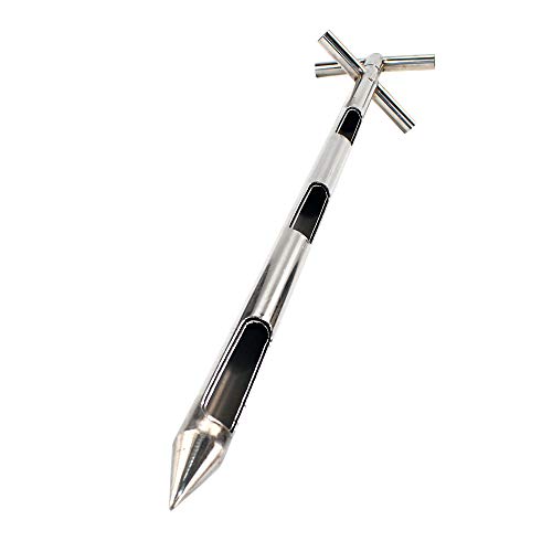 Stainless Steel Grains Powder Granule Sand Cement Soil Wheat Rice Bean Sampler Solid Sampling Probe Thief 40 inch (19mmX1m(3slots))