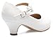 Olivia K Girls Bow Mary Jane Kitten Heel Pumps (Toddler/Little Girl)