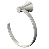 Jacuzzi Lyndsay Brushed Nickel Wall Mount Towel Ring