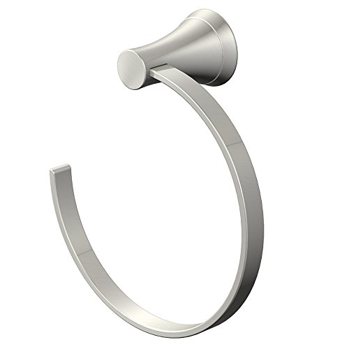 Jacuzzi Lyndsay Brushed Nickel Wall Mount Towel Ring