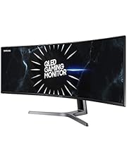 SAMSUNG LC49RG90SSNXZA 49-Inch CRG9 Curved Gaming Monitor, Black, QHD, 120Hz