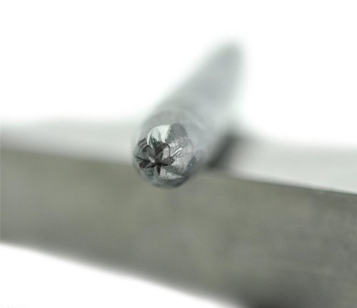 5 Point Star Steel Punch Hand Stamp 1/8" - 3 mm Hardened for Hand Pressing Gold Silver Bullion Leather Wood Jewelry Punch