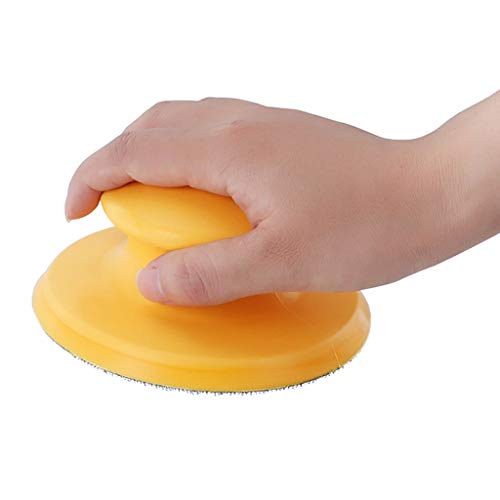 Finedayqi  Hand Sanding Block 127MM DA Discs Flattening 5 Hook Loop Rubber GRIPFAST Filler (C) - Thumbnail 4