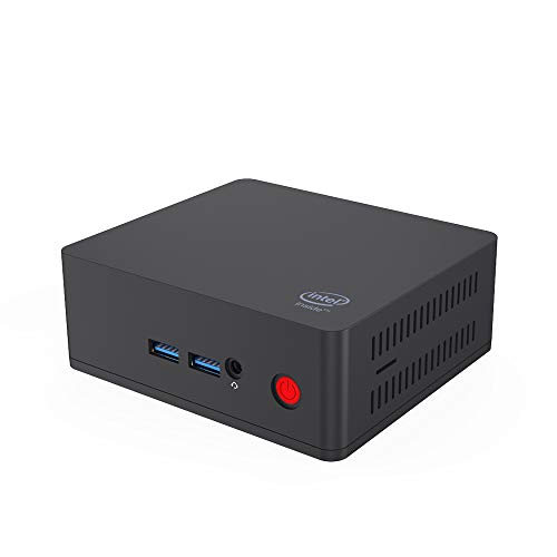 Mini Pc,Intel J4205 4 Processor Up to 2.6GHz 8GB/128GB M.2 SSD Support 2.5 Inch HDD/Dual-Band 2.4G+5.8G W-iFi/BT-4.0/HD-MI 4k@30Hz Dual Output Display