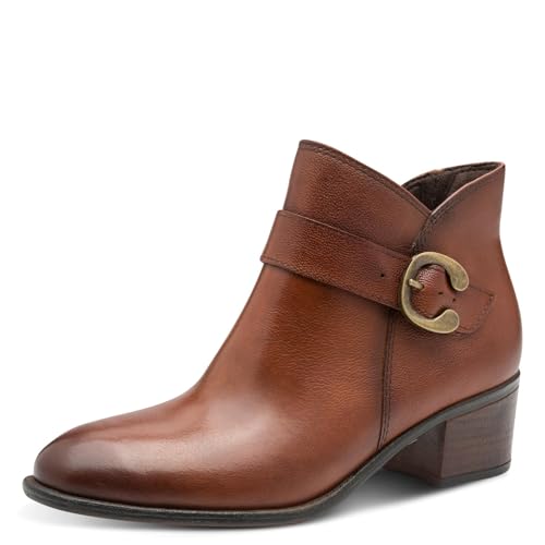 Marco Tozzi Femme Mode-Stiefel 2-25346-45 Botte Tendance, Cognac, 39 EU