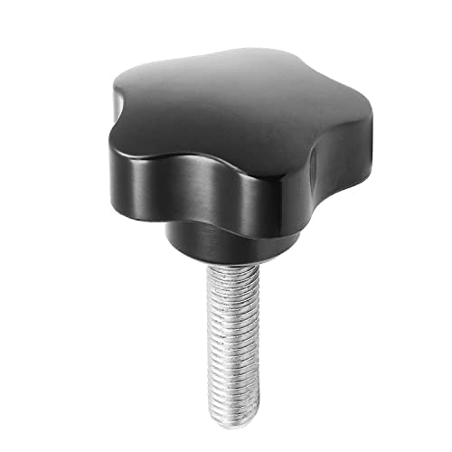 Othmro M10×40mm Male Thread Clamping Knobs Grip, 1pc Thumb Screws Star Head Handle Knobs Tightening Screw Bakelite Knob