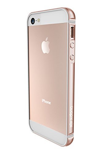 X-DoriaiPhone SE and iPhone 5s/5 Plus Bump Gear Plus TPU & Anodized Aluminum Bumper Case, Gold