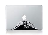 Monster Peeking Keypad Vinyl Car Sticker Symbol Silhouette Keypad Track Pad Decal Laptop Skin Ipad Macbook Window Truck Motorcycle