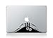 Monster Peeking Keypad Vinyl Car Sticker Symbol Silhouette Keypad Track Pad Decal Laptop Skin Ipad Macbook Window Truck Motorcycle
