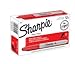 Sharpie 30002 Fine Point Permanent Marker, Marks On Paper and Plastic, Resist Fading and Water, AP Certified, Red Color, Pack Of 2 Boxes Of 12 Markers