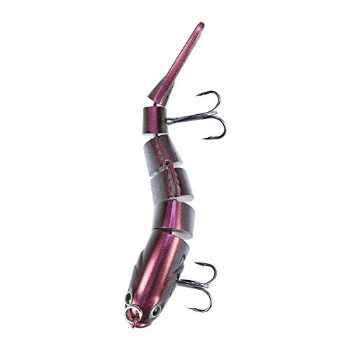 Magreel Leurre Pêche Mer Multi Articulé, Leurre Truite Kit De Pêche Au Leurre à Décélération Lente Pour Truite, Brochet, Perche Et Plus – Lot De 3