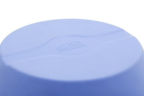 ECR4Kids Blossom Table and Stool Indoor/Outdoor Furniture Set, Blue (3-piece)