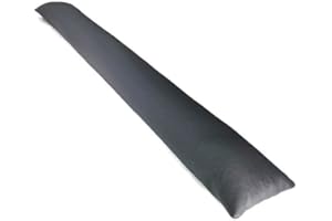 THE MAINE SALES COMPANY Draft Stopper 2 inch Diameter for Windows/Doors Slate Gray Pick a Length (Fits a 28" Space)