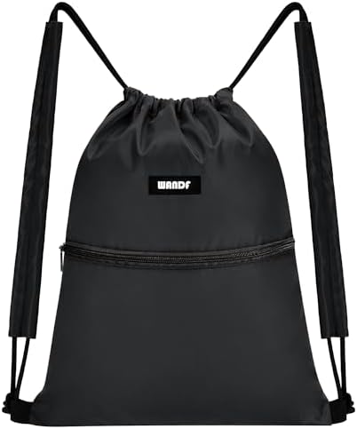 Amazon.com | JOYNYON Drawstring Backpack Sports Gym Bag, Draw