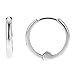 14k Solid Gold Small Mini Huggies Hoops Earrings 9MM (1.5mm,2.5mm)