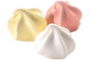 Niamara's Rainbow Vanilla Meringue Cookies, 2 Ounce - Colorful Vanilla Meringue Delight - Gluten-Free, Fat-Free, Low-Calorie Sweet Treat