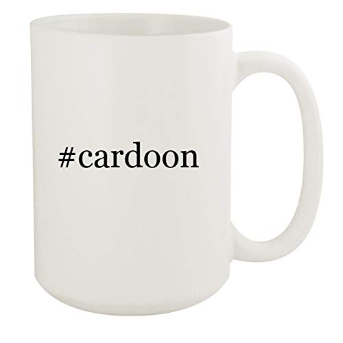#cardoon - 15oz Hashtag White Ceramic Coffee Mug - Thumbnail 5