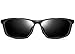ATTCL Men's Al Mg Metal Frame Polarized Driving Fishing Golf Sunglasses For Men 16520 black