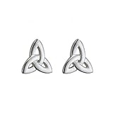 Trinity Knot Earrings Mini Silver Studs Irish Made Jewelry