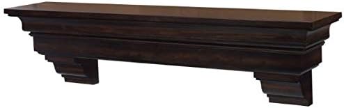 Amazon Com Rustic Wood Mantels For Fireplace Espresso 72 Length