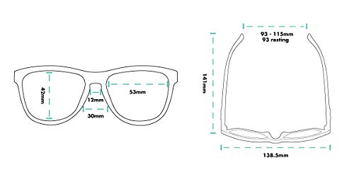 goodr OG Sunglasses (no slip, no bounce, all polarized)