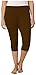 Lush Moda Extra Soft Leggings - Variety of Colors -Plus Size Yoga Waist - Brown