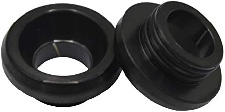 2pcs 810 Flat Drip Tip Stainless Steel Reusable (Black)