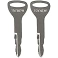 2 Pack Ignition Keys for Toyota Forklift TOYNEW 57591-23330-71, 162597, A62597 (2)