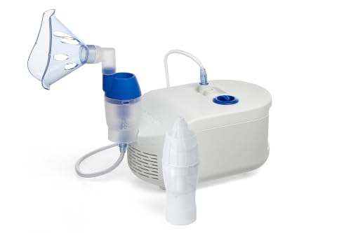 OMRON X102 Total Inhalationsgerät für Kinder & Erwachsene, mit Nasendusche