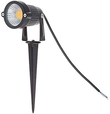 Signature 5watt Outdoor Led Garden Light Led Spike Warm White Focus,IP65 Water Resistant & Adjustable Black Aluminium Body Garden Lights (Warm White Color).