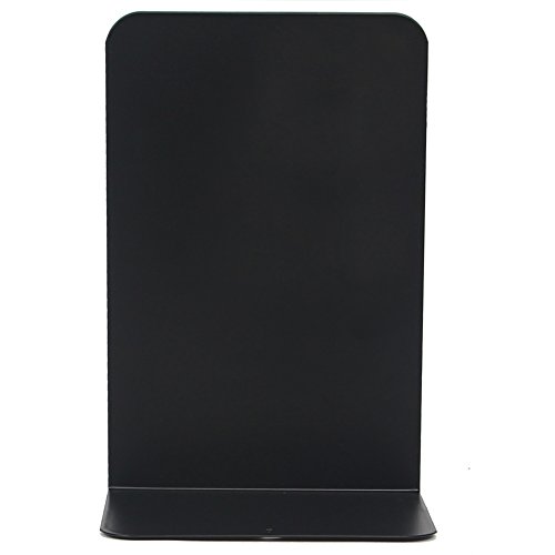 Economy Bookends Universal Black Heavy for Office,8.25 Inch, 4pcs(2 Pairs) by Sun Cling,Black - Thumbnail 4