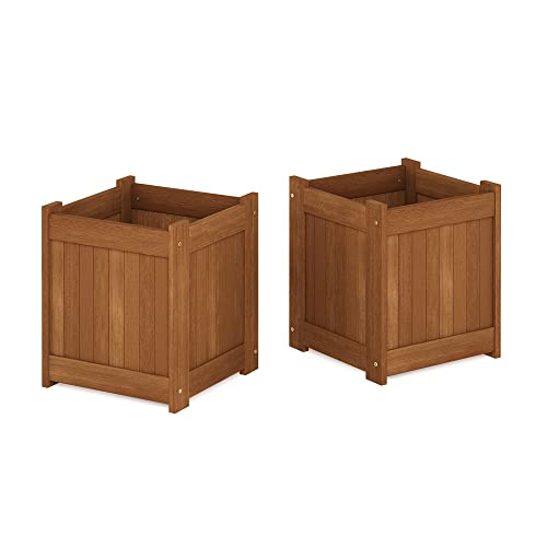 Furinno Planter, Wood, Natural, One Size, One Size