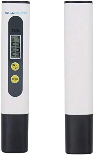 SHAPURE Digital LCD TDS Meter Water Filter Tester for Measuring TDS3/TEMP/PPM,Multicolor