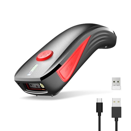 NETUM CS9000 Bluetooth QR Code Scanner - Upgraded Wireless Barcode Scanner with Honeywell Scan Engine, Portable 2D Reader for Inventory on Tablets, Android, iOS, PC and POS