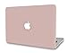 LuvCase Leather Hard Shell Case Cover Compatible MacBook Air 13 Inch A1466 & A1369 (No Touch ID) (Pink Suede)
