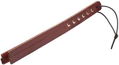 JAKIELAX Handmade Brown Leather Paddle Slapper