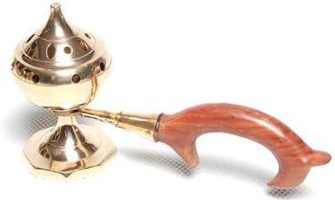 Accessories - Brass Burners Incense Burner With Wood Handle