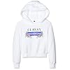Mister Tee Kids Classy Cropped Hoody meisjes Sweatshirt met capuchon