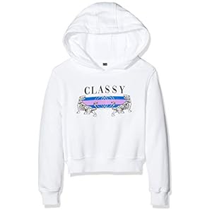 Mister Tee Kids Classy Cropped Hoody meisjes Sweatshirt met capuchon