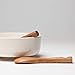 Miniware Natural Mao Bamboo Cutlery Set with Training Spoon, Fork, and Carry Case for Baby Toddler Kids - Promotes Self Feeding | Eco-Friendly Utensils | BPA Free | Modern and Simple Design