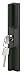Prime-Line C 1041 Diecast, Black, Outside Patio Door Pull with Key (Single Pack)