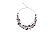 Bocar Newest Multi Layer Chain Crystal Colored Glaze Statement Women Necklace (NK-10061)