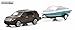 2013 Ford Explorer and Boat with Boat Trailer Hitch & Tow Series 4 1/64 by Greenlight 32040 C