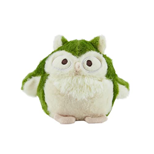 Charming Pet Howling Hoots Green Owl Plush Squeaky