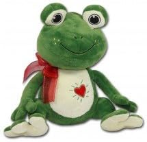 Soft Stuffed Animals Plush Toy Animals 13โ Frog with Heart Valentine's Day Gift for Girlfriend, Boyfriend or Best Friends