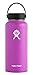 Hydro Flask 32 oz Double Wall Vacuum Insulated Stainless Steel Leak Proof Sports Water Bottle, Wide Mouth with BPA Free Flex Cap, Raspberry