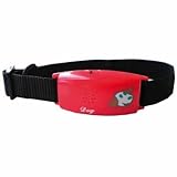 Pet Tag Classic No Bark Collar, Red, Small.