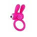 Aoken Cock Ring Rabbit Vibrating Water-Proof Penis Ring Sex Toy Pink